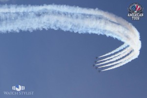 Breitling Jet Team in a Tight Turn